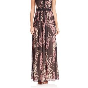 NWT BCBG Max Azria Dress, Black Floral Gown, Size 2